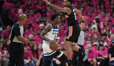 Edwards returns and Timberwolves overcome big game by Wembanyama to beat Spurs 104-102 in Game 1