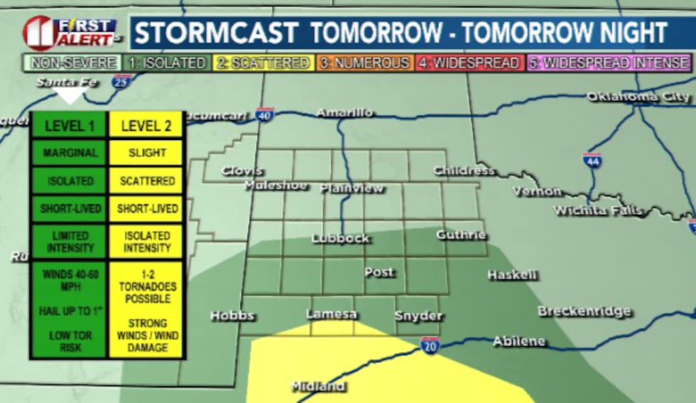 It's not looking likely that we'll see much significant severe weather, as flooding will...
