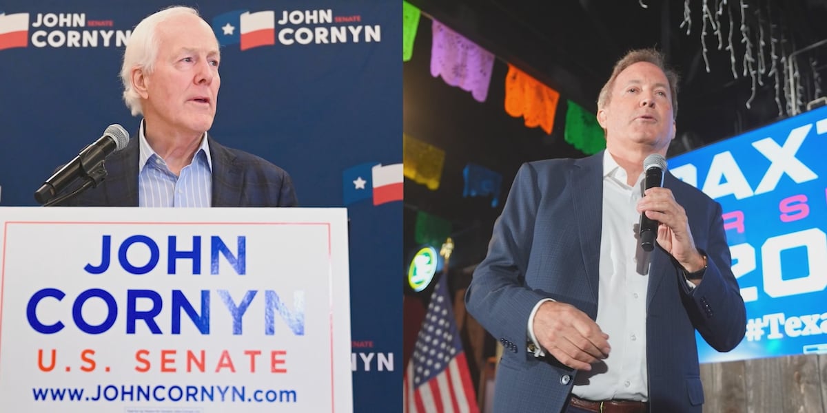 Texas Runoff Day: Cornyn vs. Paxton in GOP Senate showdown