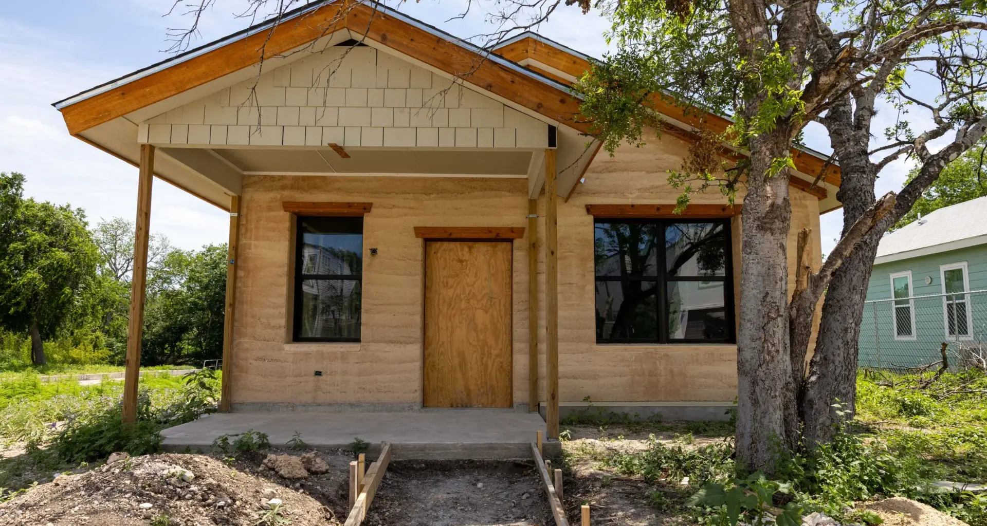 What is rammed earth and could it make housing more affordable?
