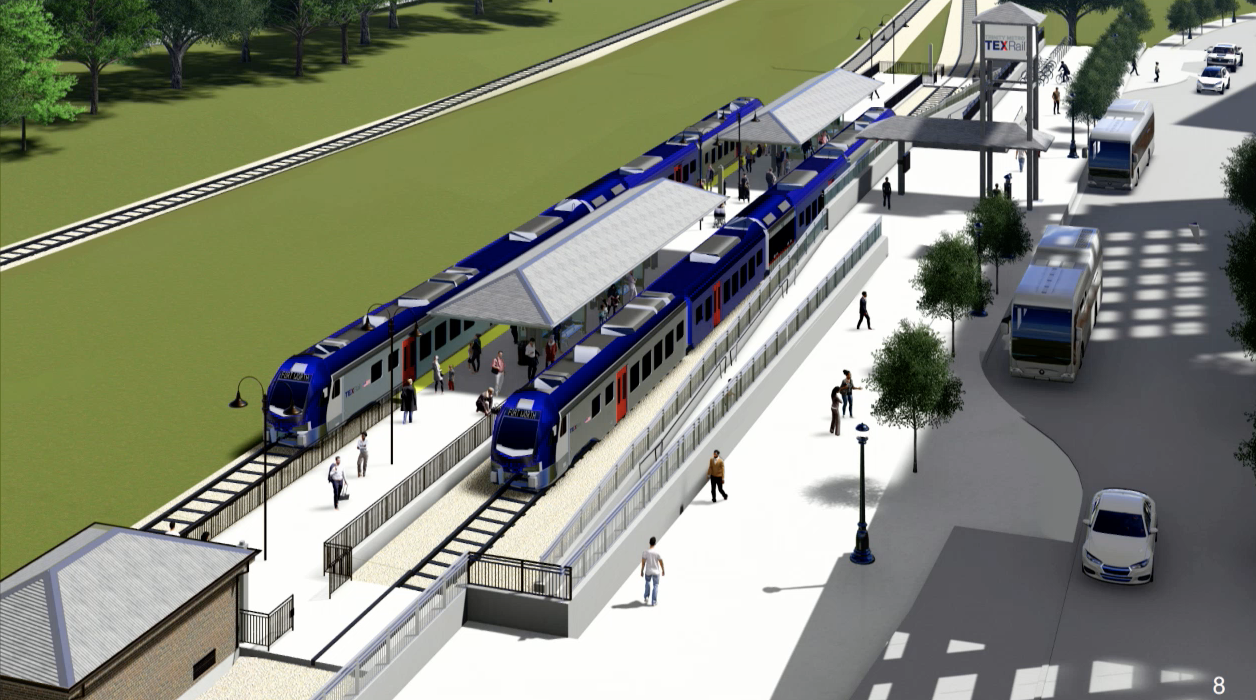 Construction for TEXRail Medical District extension expected late 2026