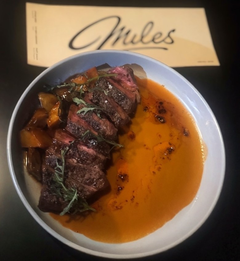 The $28 butcher's-cut steak at Miles was perfectly executed.