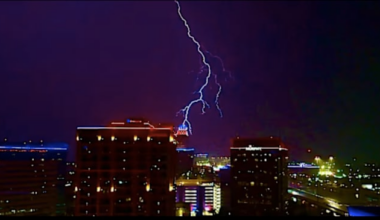 56K lightning strikes in Houston area with Saturday storms