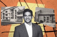 Ashland CEO Shakti C’Ganti with Mateo Apartment Homes at 2007 Springcrest Drive and Birch Apartment Homes at 12610 Jupiter Road (Getty, Ashland Greene,)