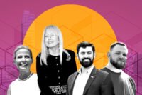 Leigh Wambsganss, Las Vegas Sands’ Miriam Adelson, former Southlake Mayor John Huffman, and Taylor Rehmet (Getty, John Huffman, Taylor Fort TX, Leigh for Texas)