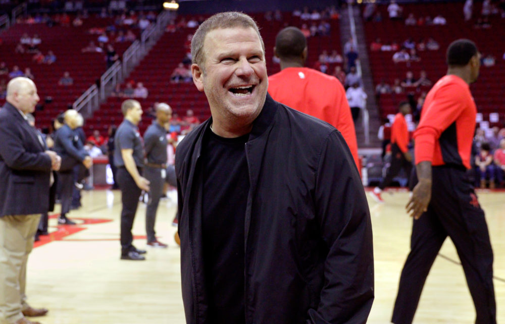 Tilman Fertitta at a Rockets Game