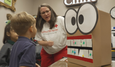 Brown Elementary nurse uses creative methods to teach students