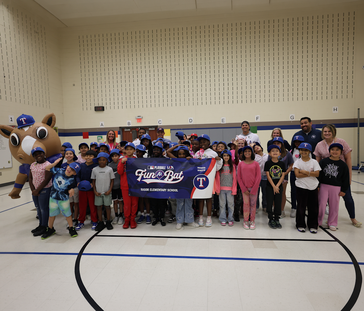 Plano ISD, Texas Rangers Baseball Foundation Launch Fun At Bat Program
