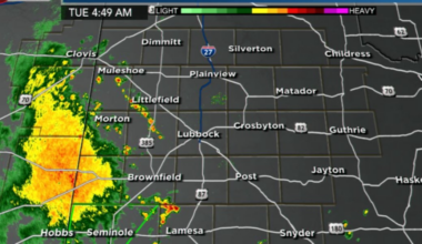 LIVESTREAM: Showers, thunderstorms moving across South Plains