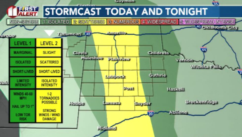 We could see some strong to severe thunderstorms later this evening and into the early...