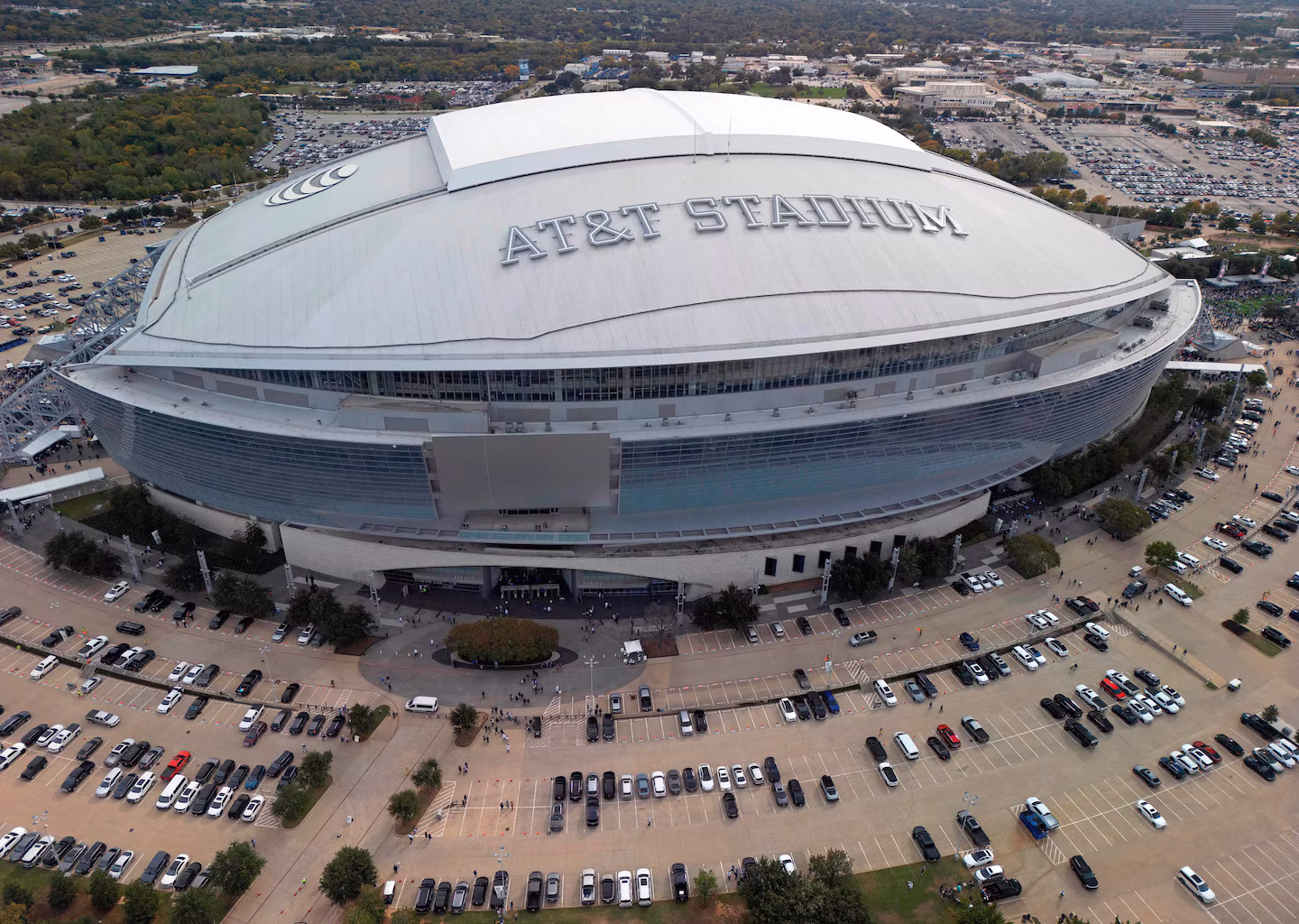 Women's college volleyball exhibition at AT&T Stadium will feature 4 teams sharing $1 million purse