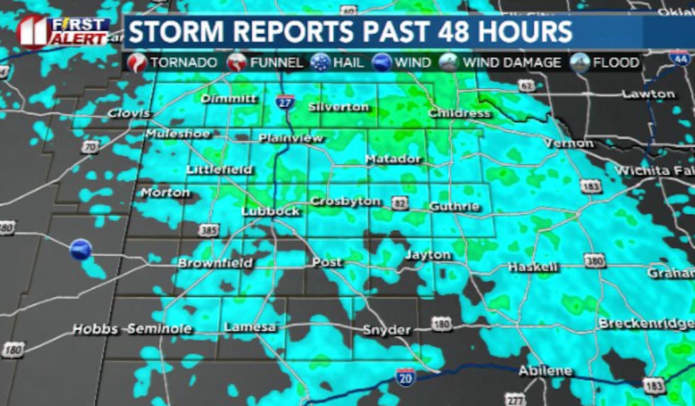 We saw a lot of beneficial rainfall and not a ton of severe weather over the past 48 hours