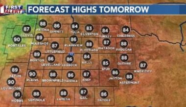 Warm for Memorial Day, increasing chance of showers Tuesday, Wednesday