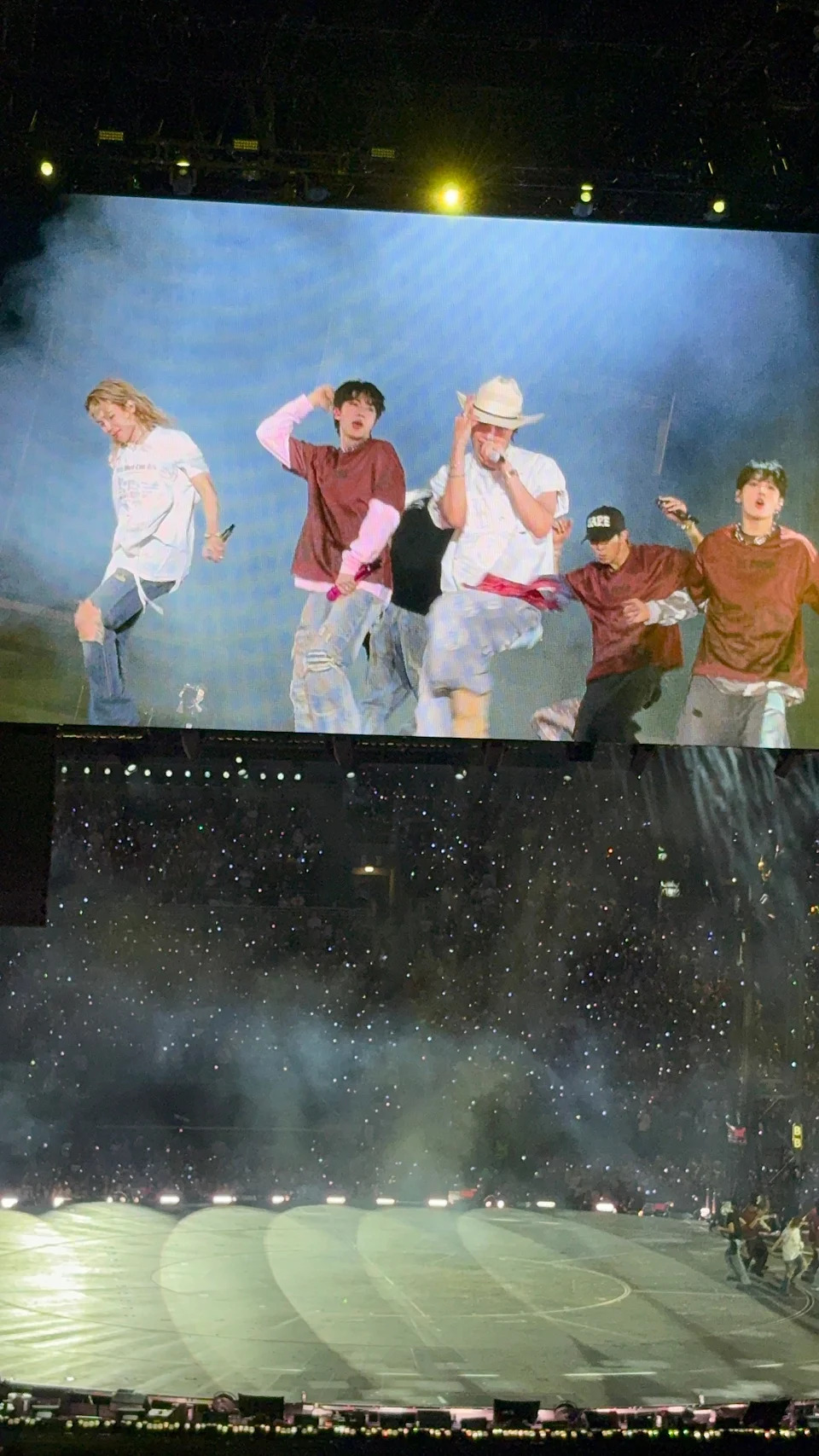 BTS performs during the second night of concerts Sunday, May 3, 2026, at Sun Bowl Stadium in El Paso, Texas.