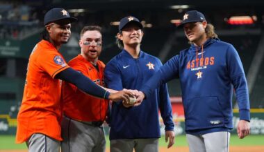 Astros throw a combined no-hitter