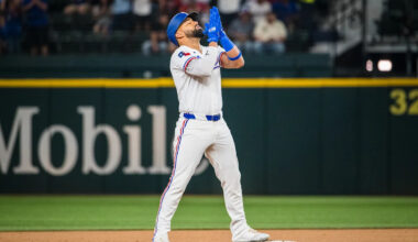 Joc Pederson caps 8-run 1st for Rangers a night after Astros had a no-hitter against Texas