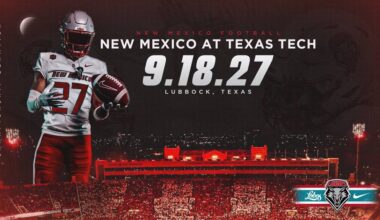 Lobos, Texas Tech to Meet on Gridiron in 2027 - New Mexico Lobos