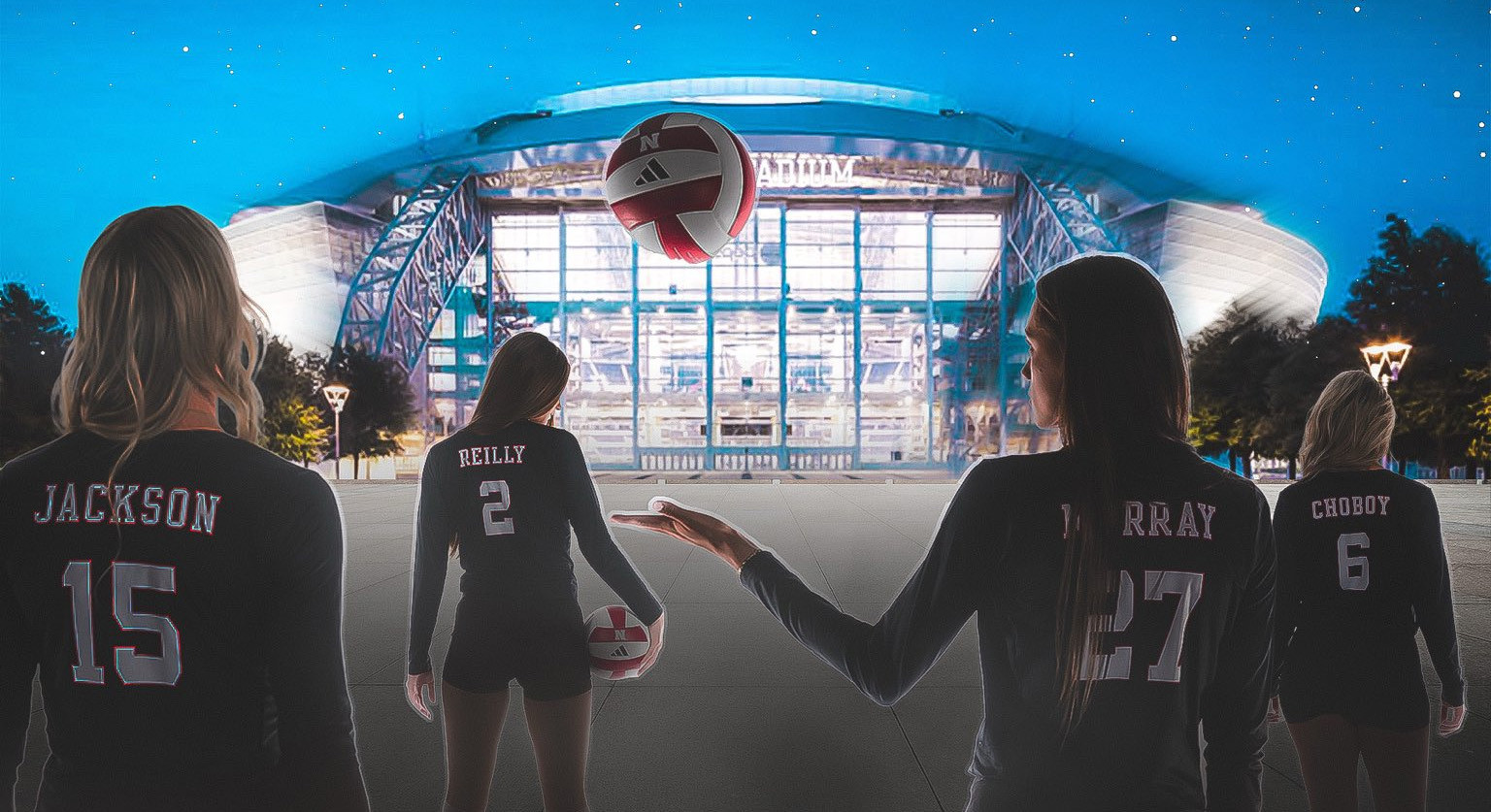 Nebraska Volleyball to Play in Spikes Under the Lights at AT&T Stadium - University of Nebraska