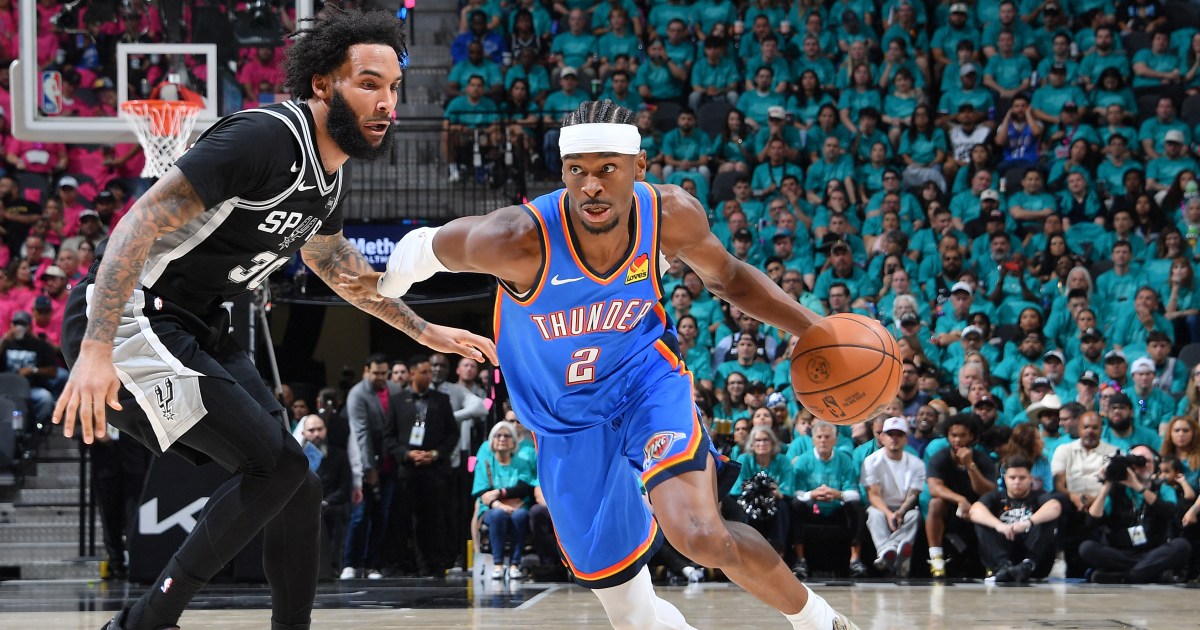Gilgeous-Alexander leads Thunder past Spurs for 2-1 NBA playoff lead | Basketball News