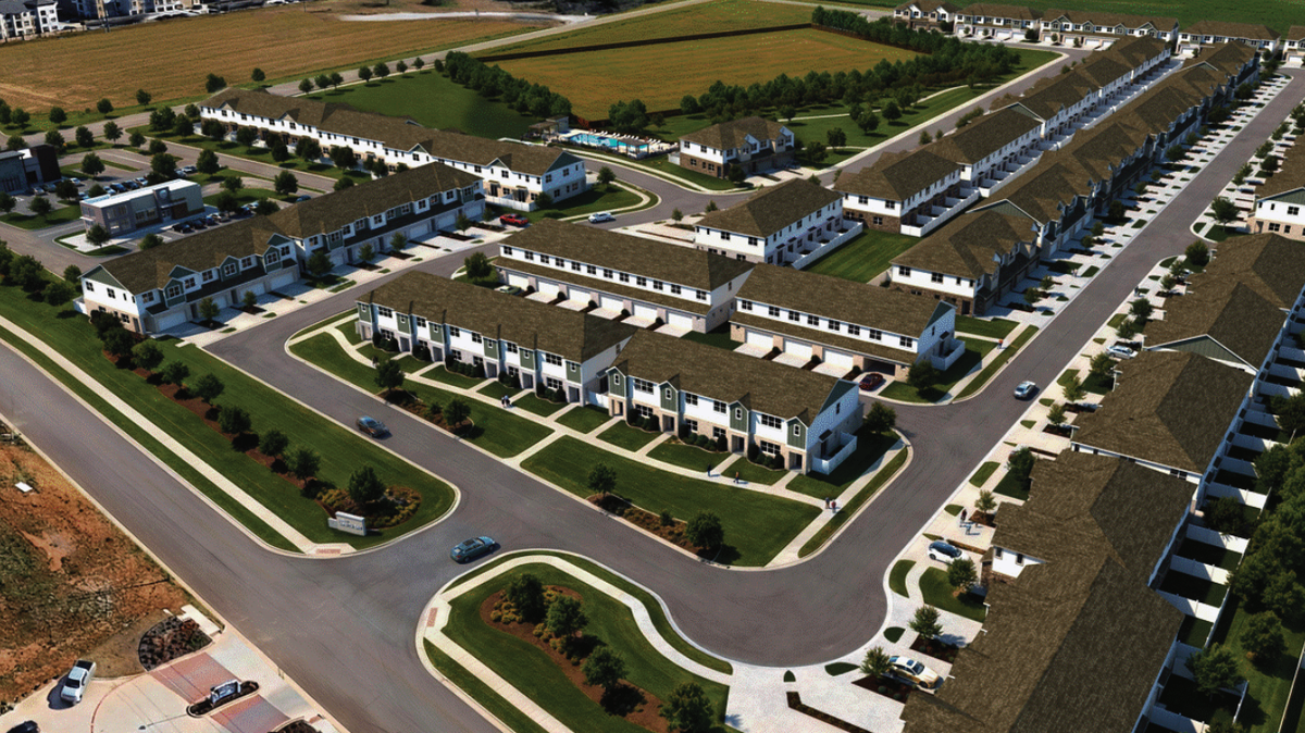 A national home developer wants to bring 170 “build-to-rent” townhomes to southeast Arlington, adjacent to a gas well site. A national home developer wants to bring 170 “build-to-rent” townhomes to southeast Arlington, adjacent to a gas well site.