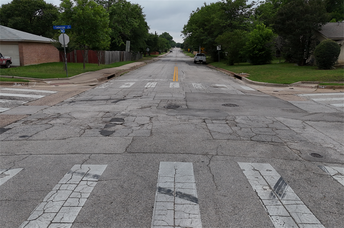 Road in disrepair