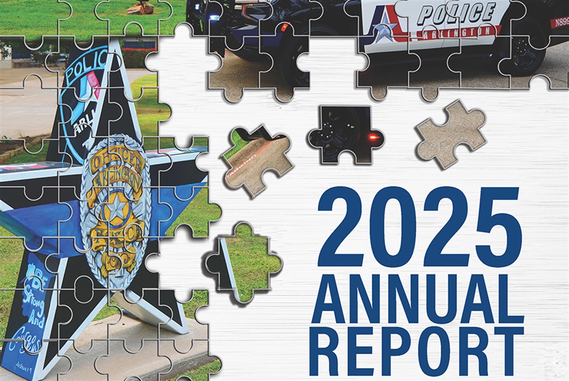 The cover of the Arlington PD 2025 Annual Report