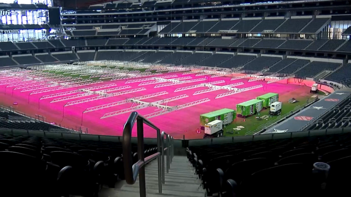 AT&T Stadium unveils World Cup grass field transformation – NBC 5 Dallas-Fort Worth