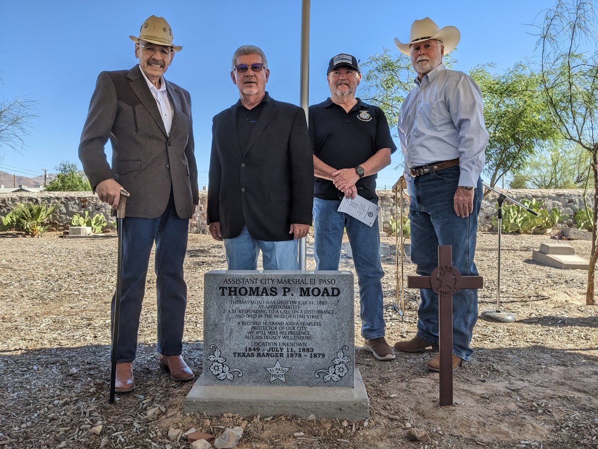 Remembering Thomas P. Moad: El Paso's First Fallen Officer