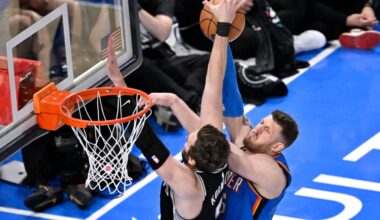 Luke Kornet's Game 7 Block Sparks LeBron James Comparisons in Spurs' Victory
