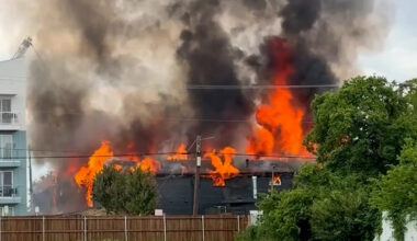 Video shows fire erupt after deadly gas explosion in Dallas