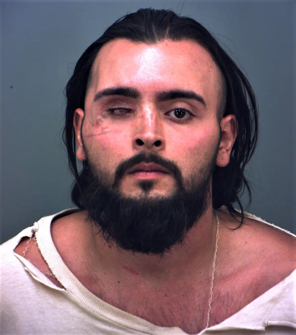 Cristian Bradley Orozco is accused of murder in a "road rage" shooting that killed Marcos Fino Jr. on Doniphan Drive on June 6, 2023.