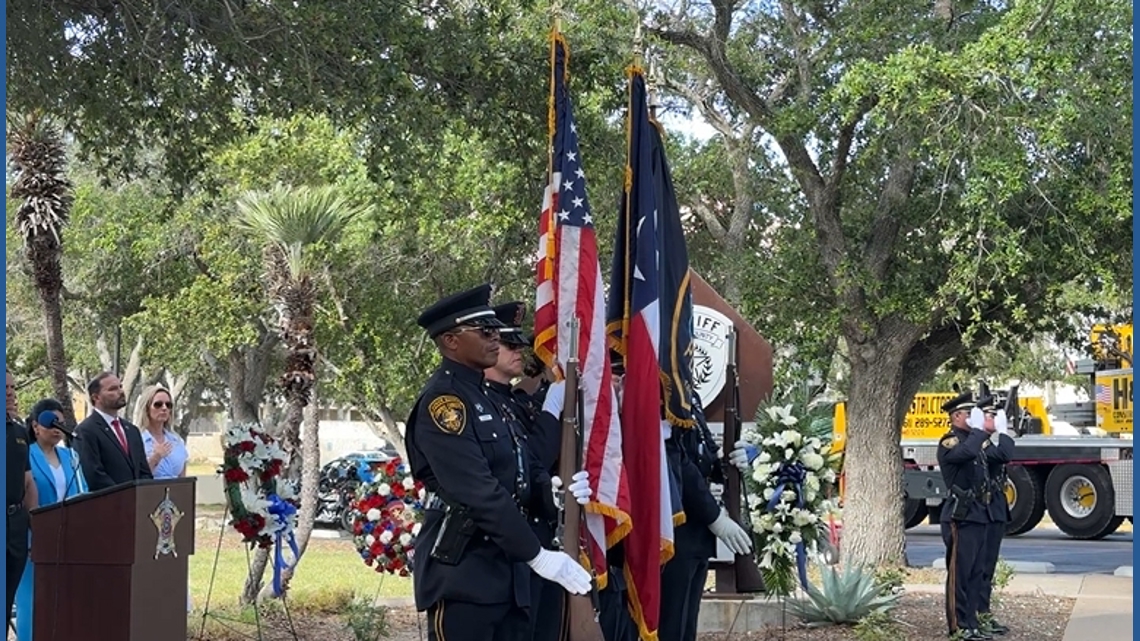 Coastal Bend officers, families honored during annual police memorial ceremony