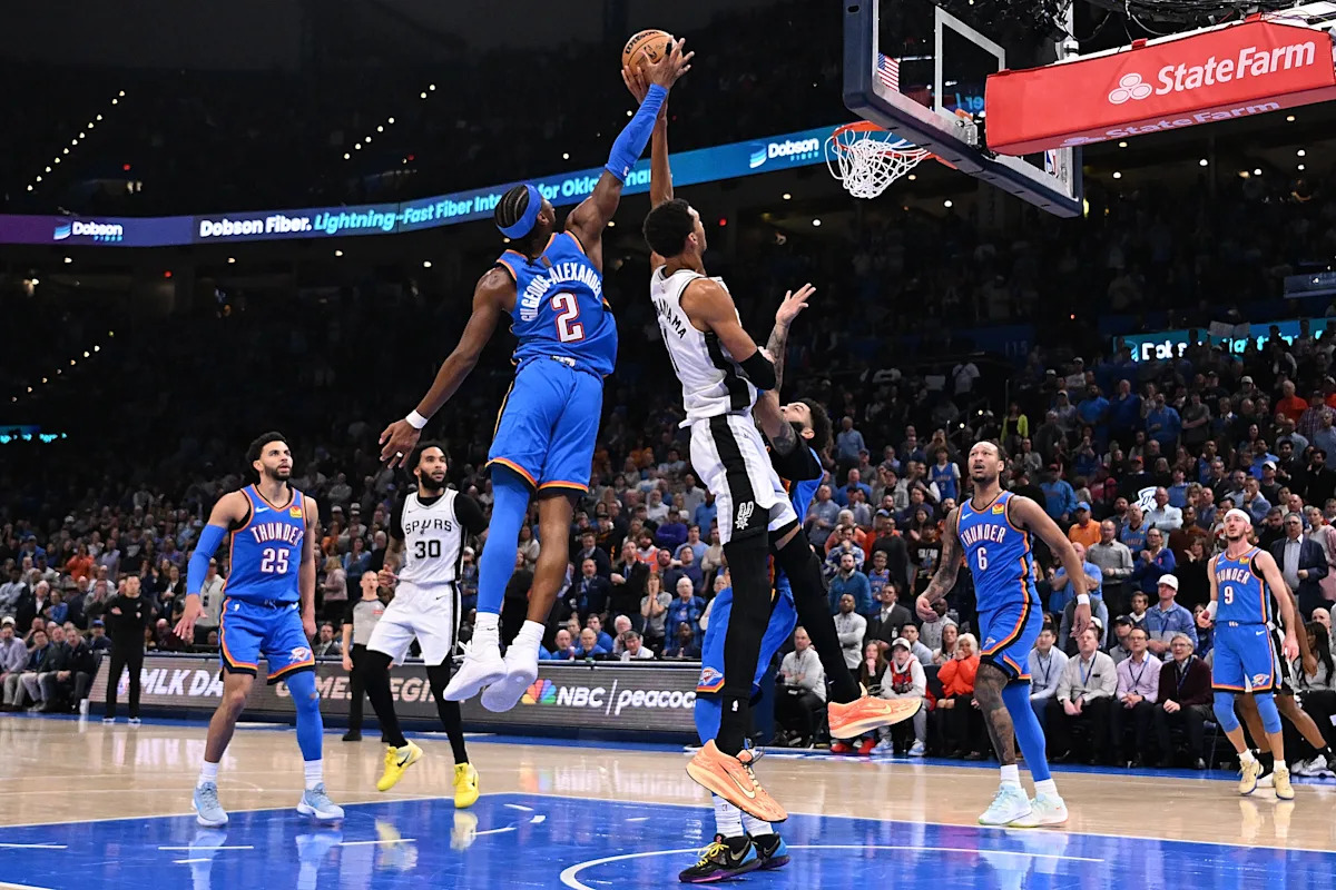 Spurs vs. Thunder score, live updates, how to watch: NBA MVP Shai Gilgeous-Alexander, DPOY Victor Wembanyama face off in Game 1