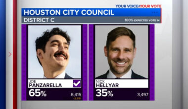 Joe Panzarella projected to win Houston City Council District C Seat, unofficial results show
