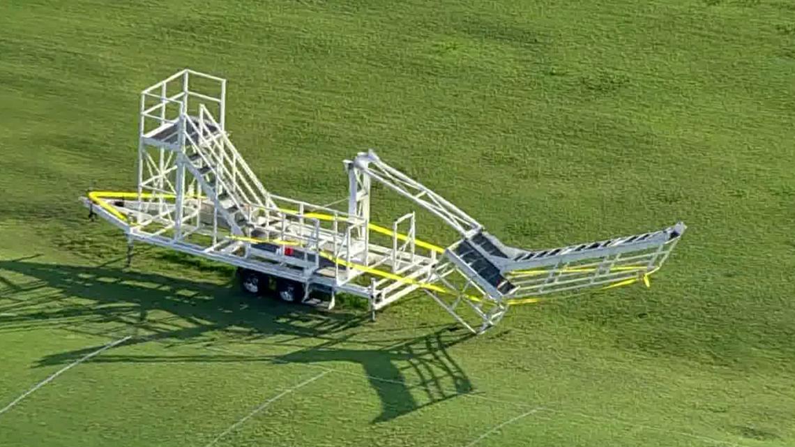 Band tower collapses at Centennial High School, according to officials