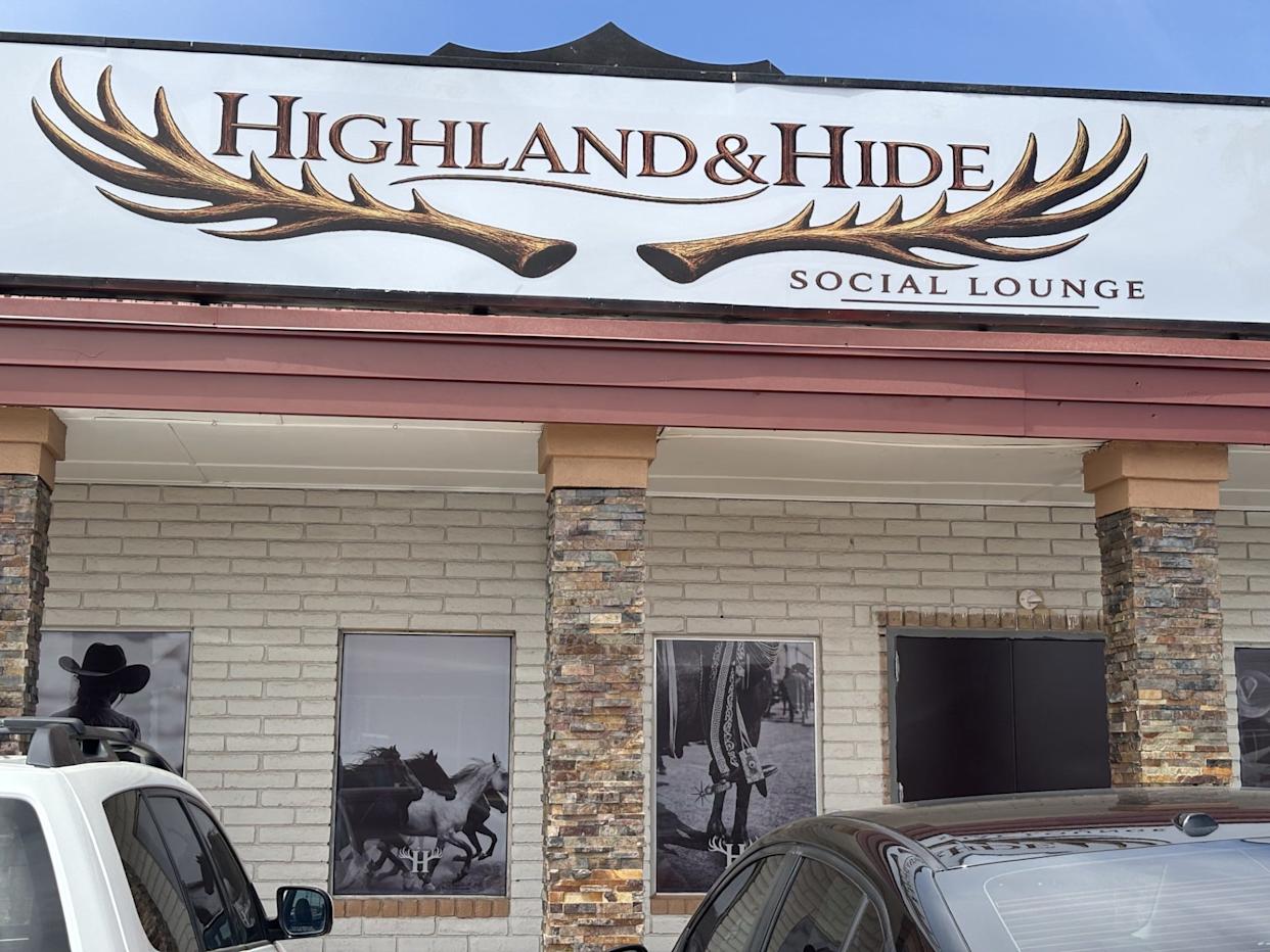 Highland & Hide Lounge announced on social media it will have its grand opening on Saturday, May 9 at 9627 Sims Drive.
