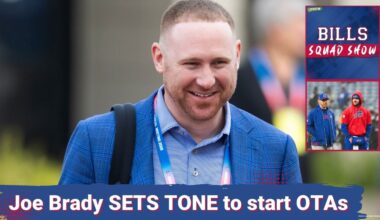 BILLS SQUAD SHOW: Brady era KICKS OFF with OTAs; Top 10 Bills project