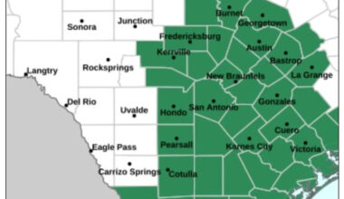 San Antonio, parts of South Texas under flood watch from Friday through Memorial Day