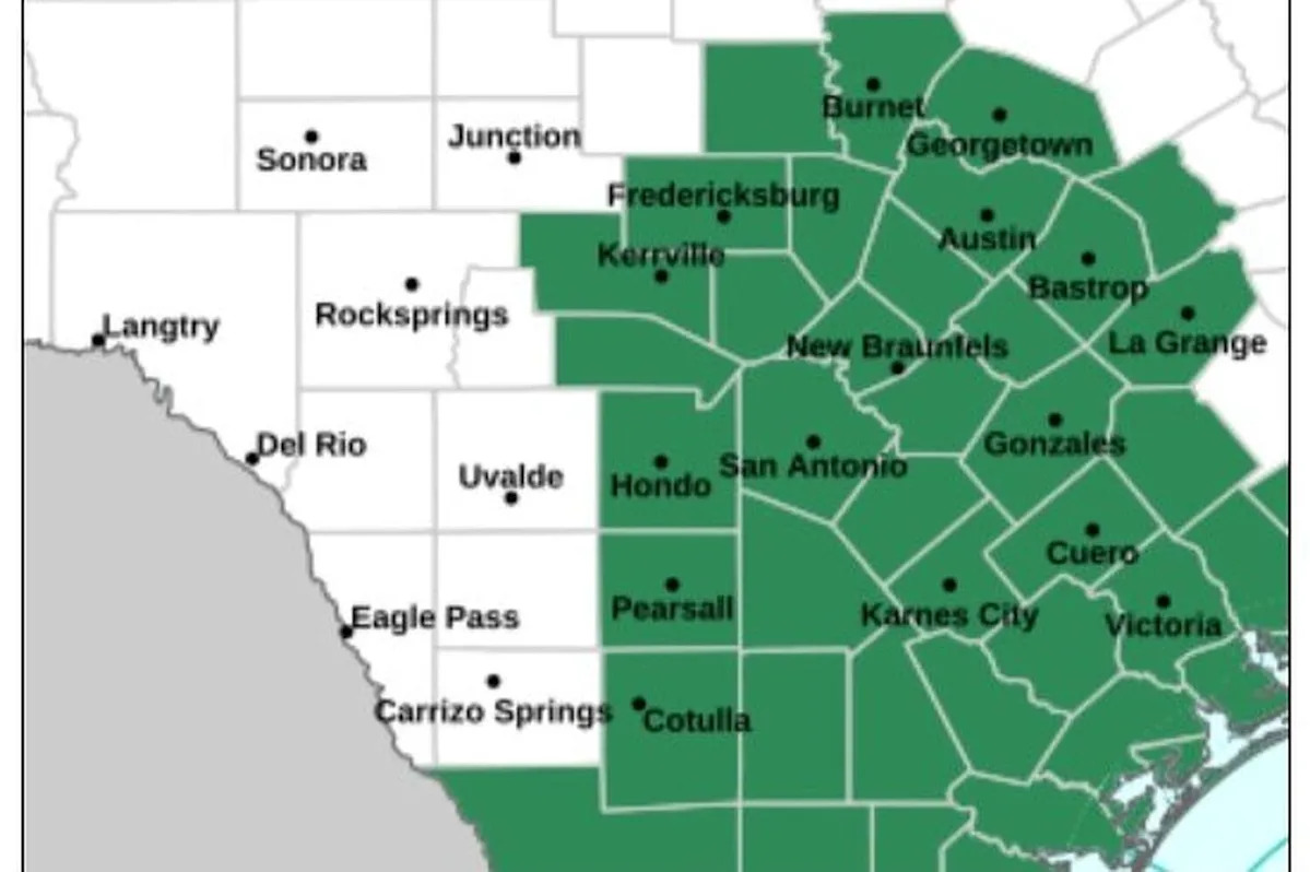 San Antonio, parts of South Texas under flood watch from Friday through Memorial Day