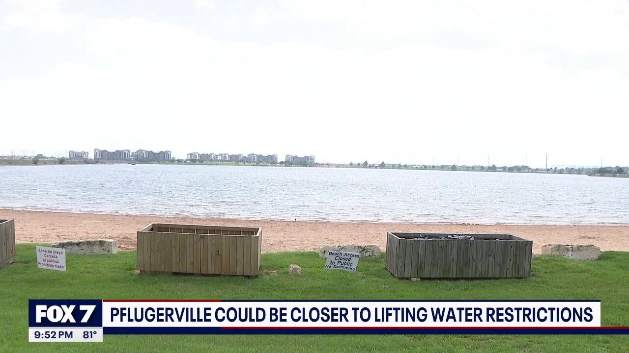 PREVIOUS COVERAGE: Lake Pflugerville levels look more promising