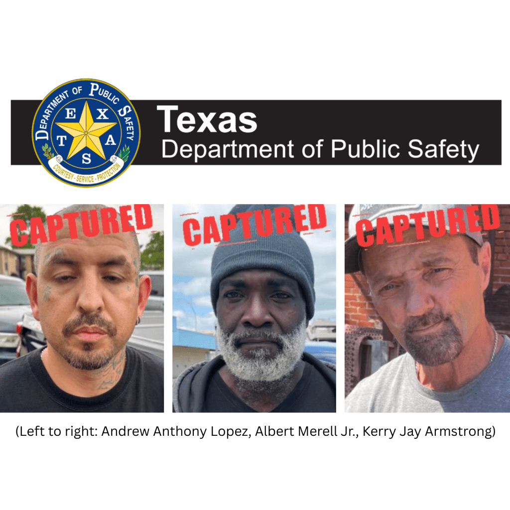 Three of Texas' Most Wanted Captured in San Antonio, Corpus Christi and Thurber