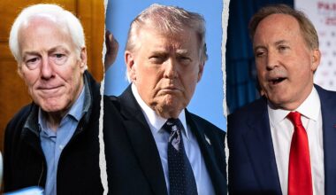 Trump endorses Ken Paxton over Cornyn in heated Texas Senate GOP runoff