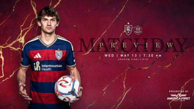 Real Salt Lake Returns Home Wednesday to Host Houston Dynamo