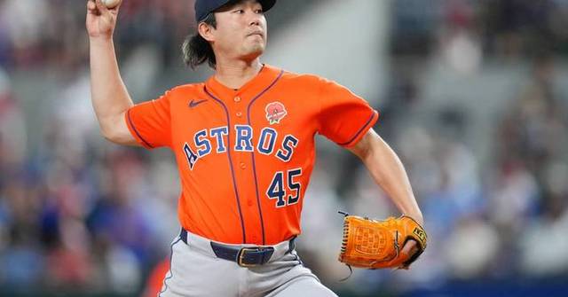 Astros starter Tatsuya Imai and 2 relievers throw combined no-hitter against Rangers