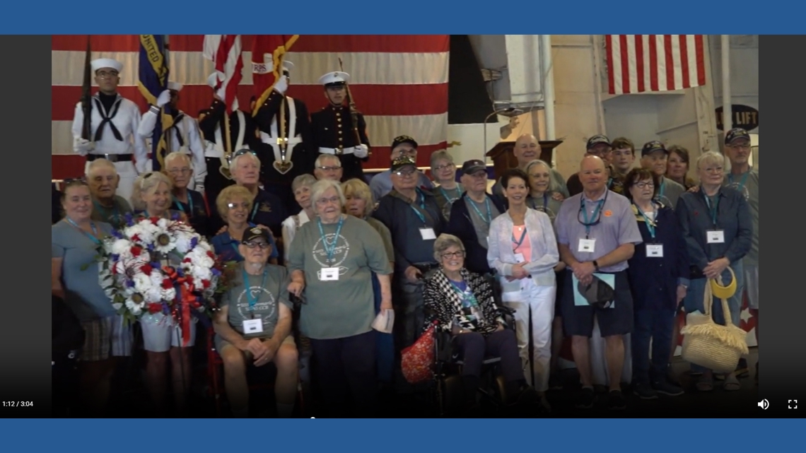 Vietnam veterans hold final reunion aboard U.S.S Lexington in Corpus Christi