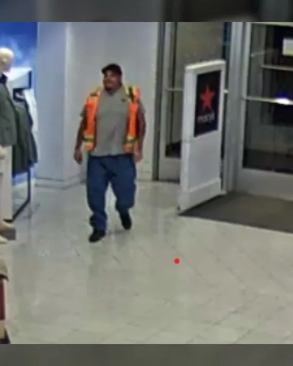 Suspected purse thief at Macy’s inside Cielo Vista Mall. Courtesy of Crime Stoppers
