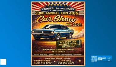 Coastal A's and Rods 33rd annual fun run
