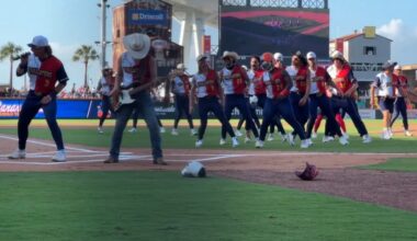 Fans pack meet-and-greet ahead of banana ball game at Whataburger Field