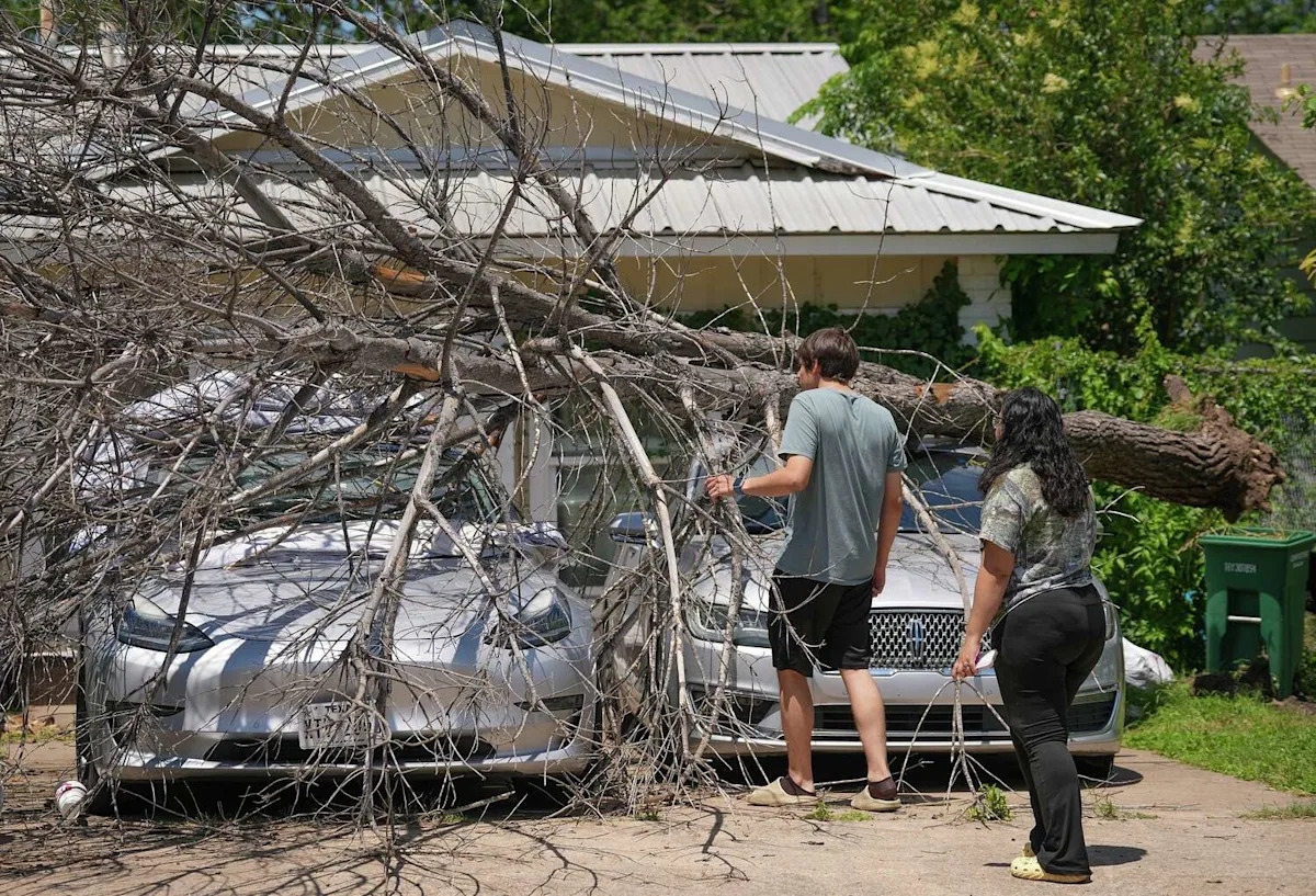 Storms, high winds cause damage across Austin. Here's what's coming next in Texas weather