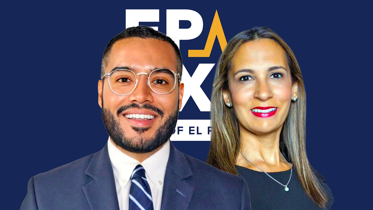 A picture of Ivan Niño on the left and Alejandra Chávez on the right.